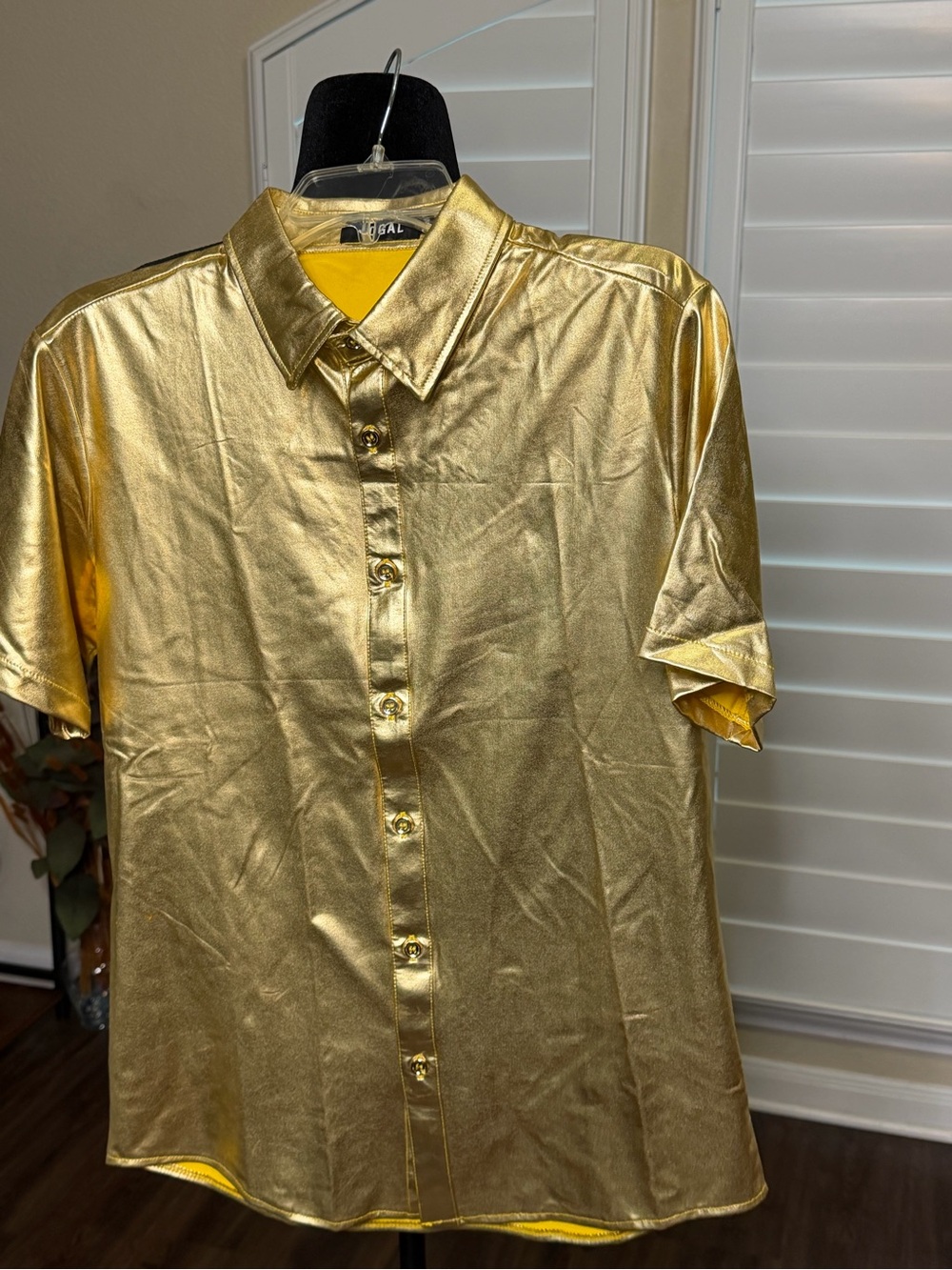 Golden Snitch Costume Set • Metallic Gold Shirt + Shorts + Wings + Hat